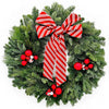 Candy Cane Wreath
