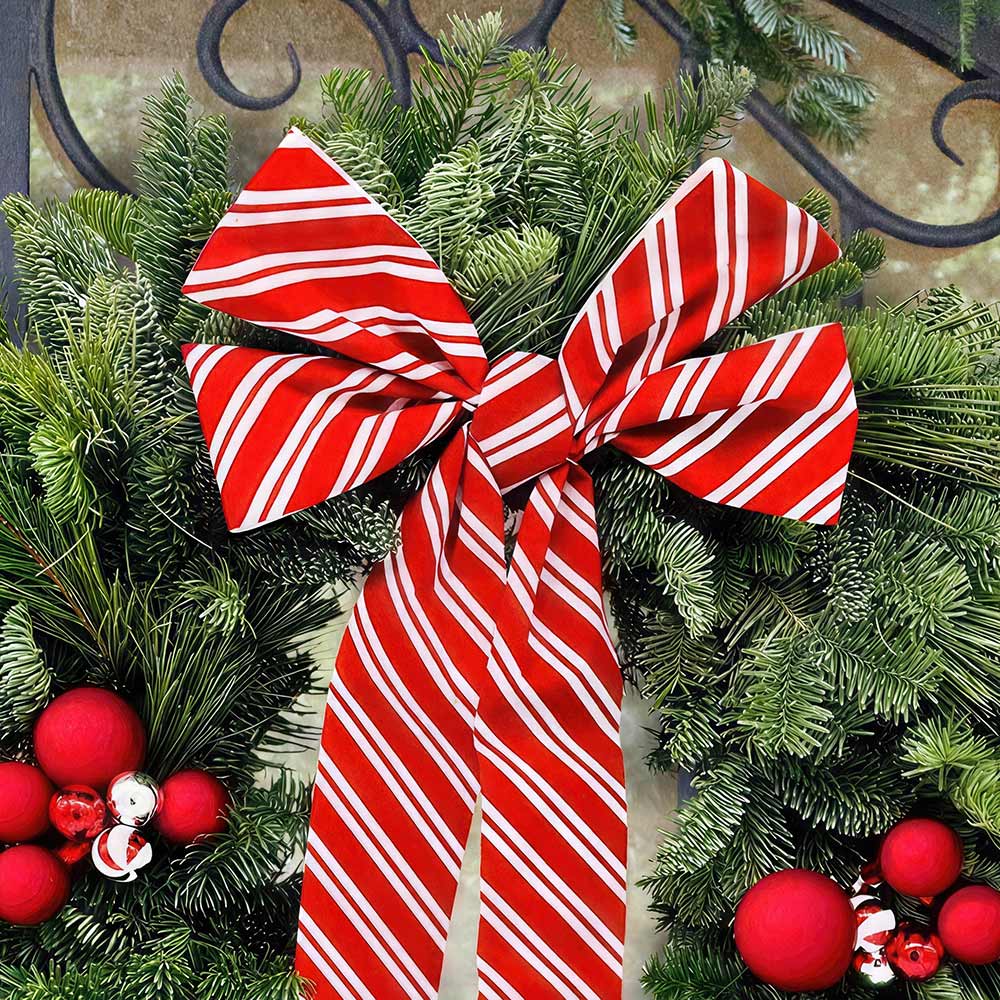 Candy Cane Wreath