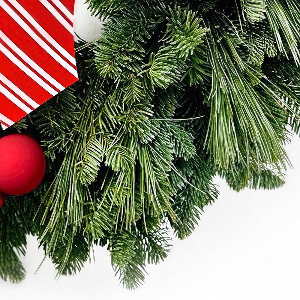 Candy Cane Wreath