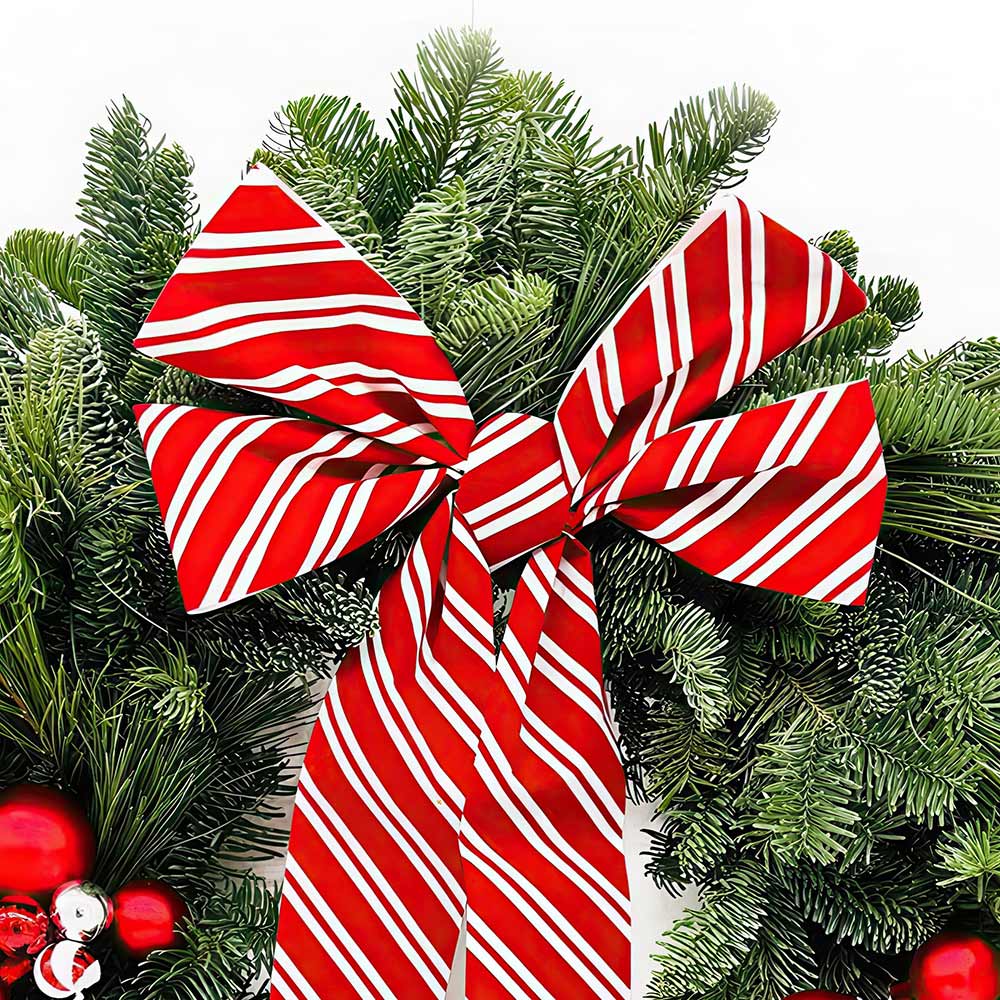 Candy Cane Wreath