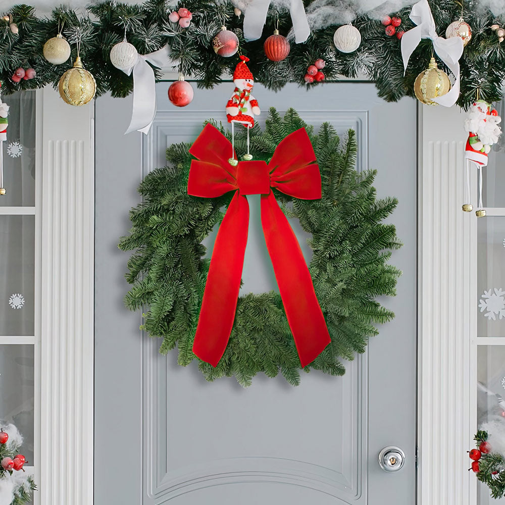 Noble Fir Wreath with Bow
