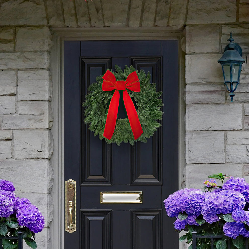 Noble Fir Wreath with Bow