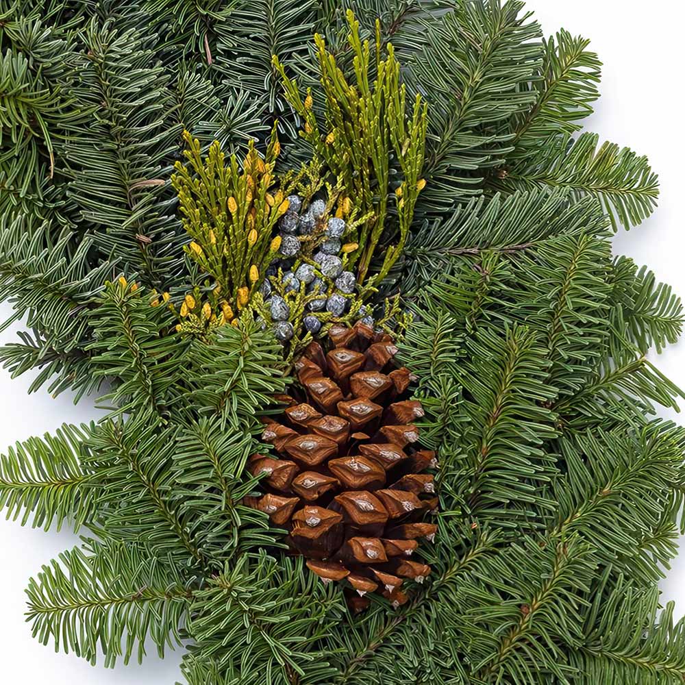 Noble Fir Mixed Wreath