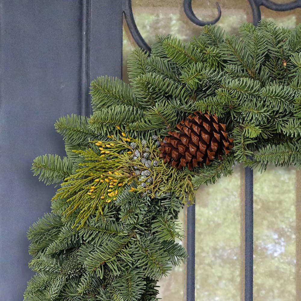 Noble Fir Mixed Wreath
