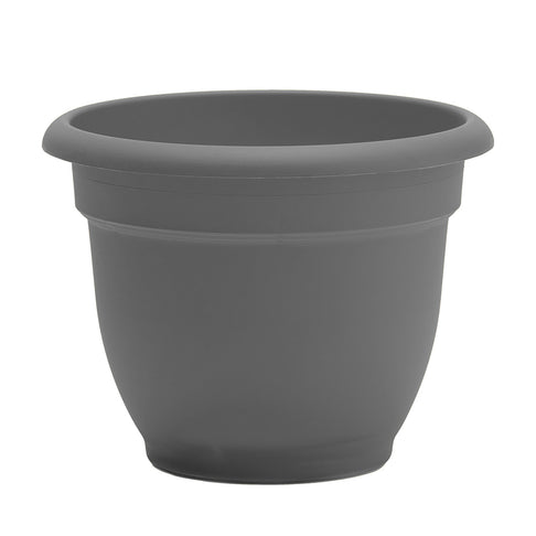 Bloem Ariana Self-Watering Planter in Charcoal