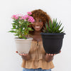 Bloem Ariana Self-Watering Planter in Charcoal