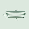 Bloem Terra Saucer in Black