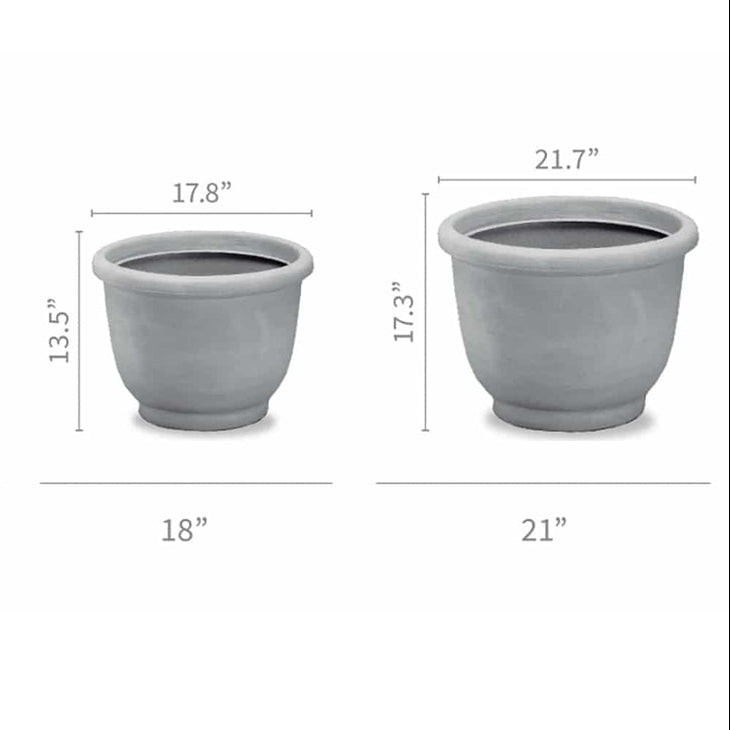 Crescent Garden Agave Planter
