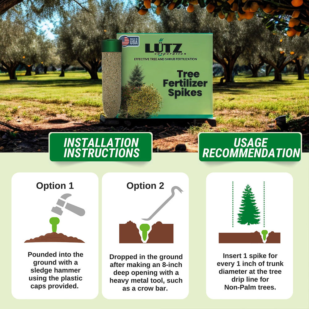 Lutz Ultra Citrus Fertilizer Spikes