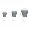 Crescent Garden Self-Watering Rim Planter