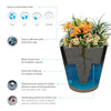 Crescent Garden Self-Watering Dot Planter