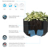Crescent Garden Self-Watering Mod Planter