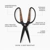 Barebones Rust-Resistant Steel Garden Scissors